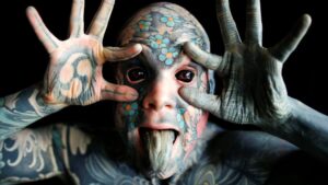 How The Most Tattooed People Alive Get Mistaken For Halloween Costumes